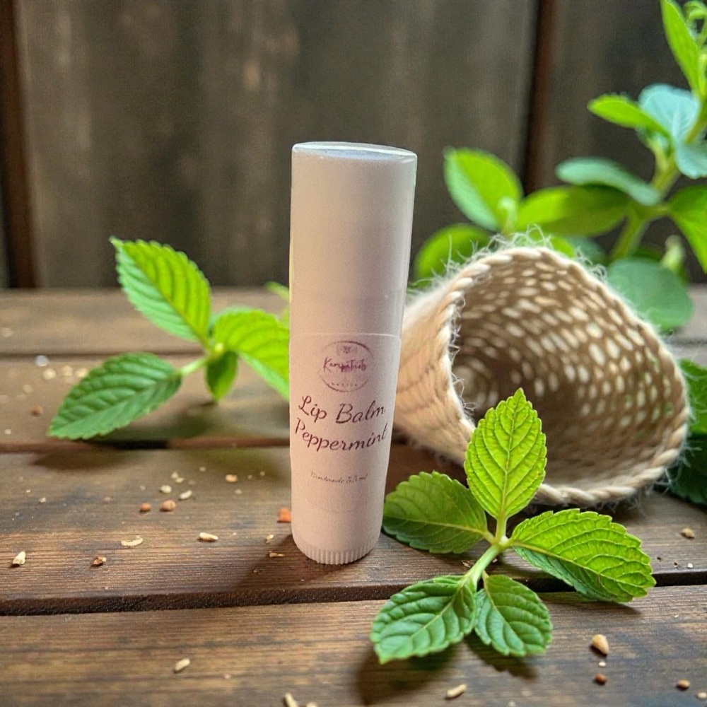 Lip balm (3) handmade peppermint - Picture 3 of 3